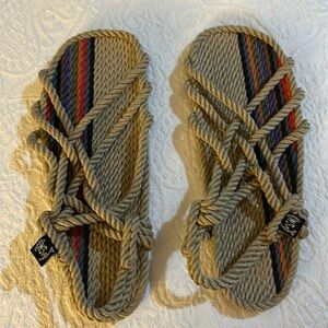 Nomadic state of mind Woodstock rope sandals.Mens size 10. Worn once.